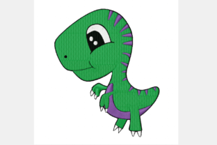 Baby T-Rex: A Playful, Festive Embroidery for Holiday Gifting