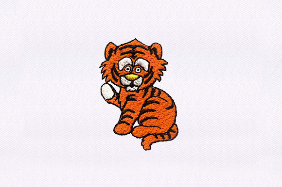 Baby Tiger: A Charming Embroidery Design for Meaningful Gifts