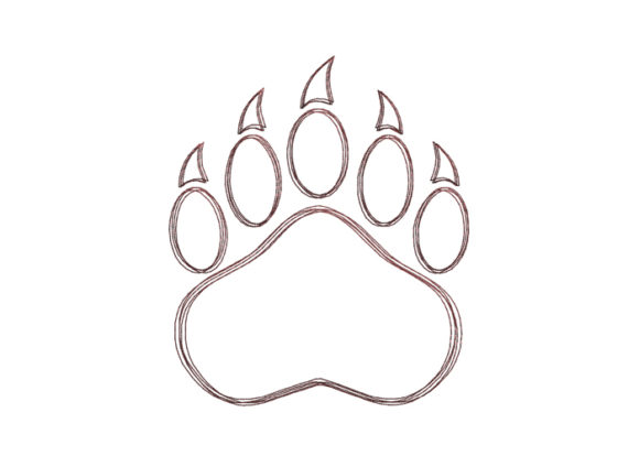 Bear Paw Scribble Stitch: A Warm, Whimsical Woodland Touch
