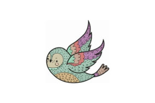 Decorated Bird: A Charming Embroidery Design for Meaningful Gifts