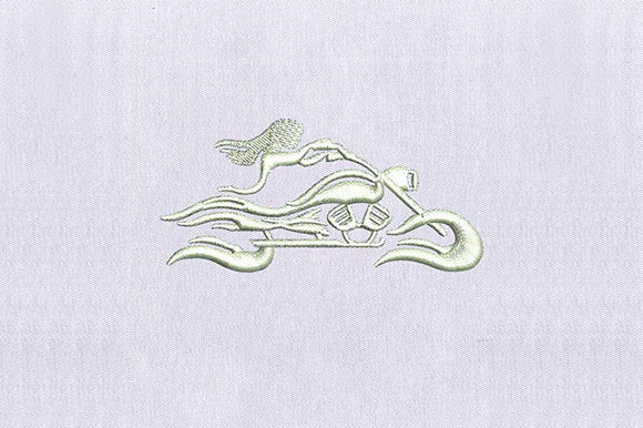 Female Rider Art Brush Embroidery