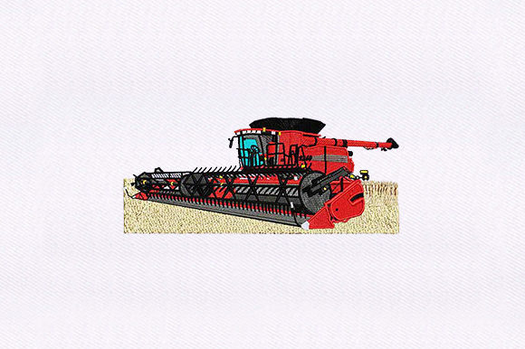 Harvester: A Rustic, Festive Farm Embroidery for Holiday Gifting