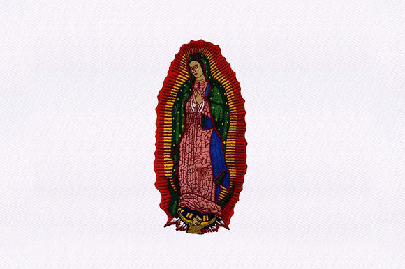 Praying Madonna: A Thoughtful Embroidery Design for Meaningful Gifts
