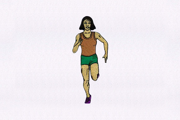 Running Woman Embroidery Review