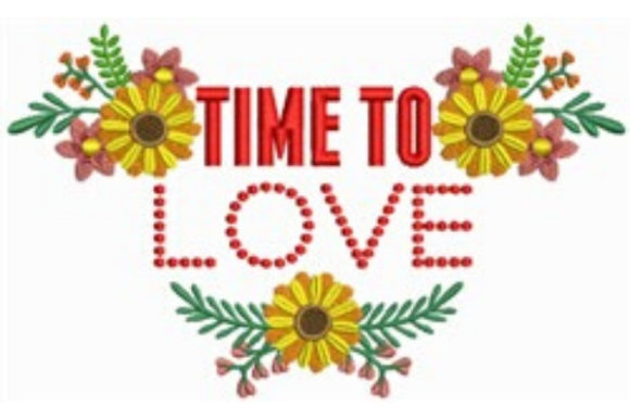 Time to Love: A Craft Fair-Ready Embroidery Design